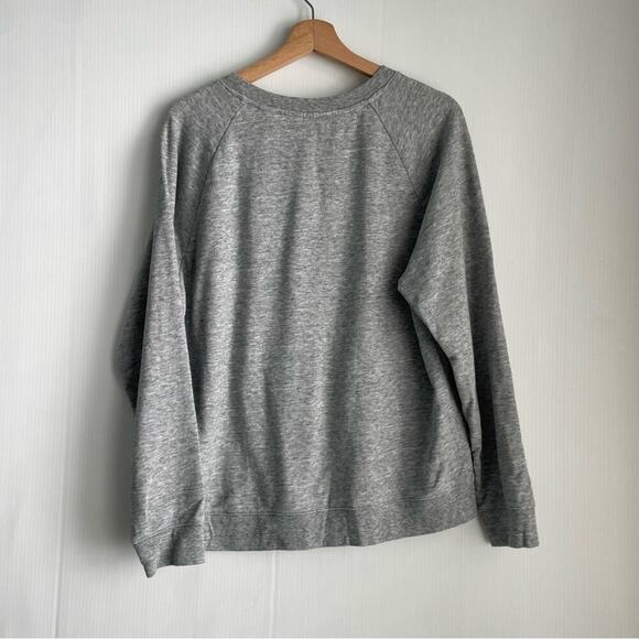 Levi’s classic logo Crewneck sweatshirt pullover long sleeve grey with red logo - Picture 5 of 9